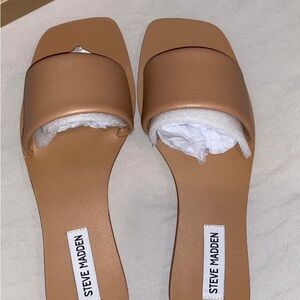 Steve Madden Brown Women's Slide Sandals